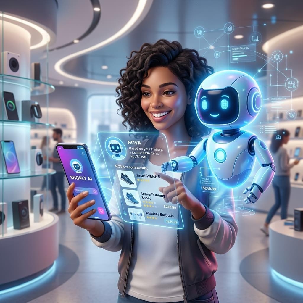 AI supporting e-commerce customer support and order operations