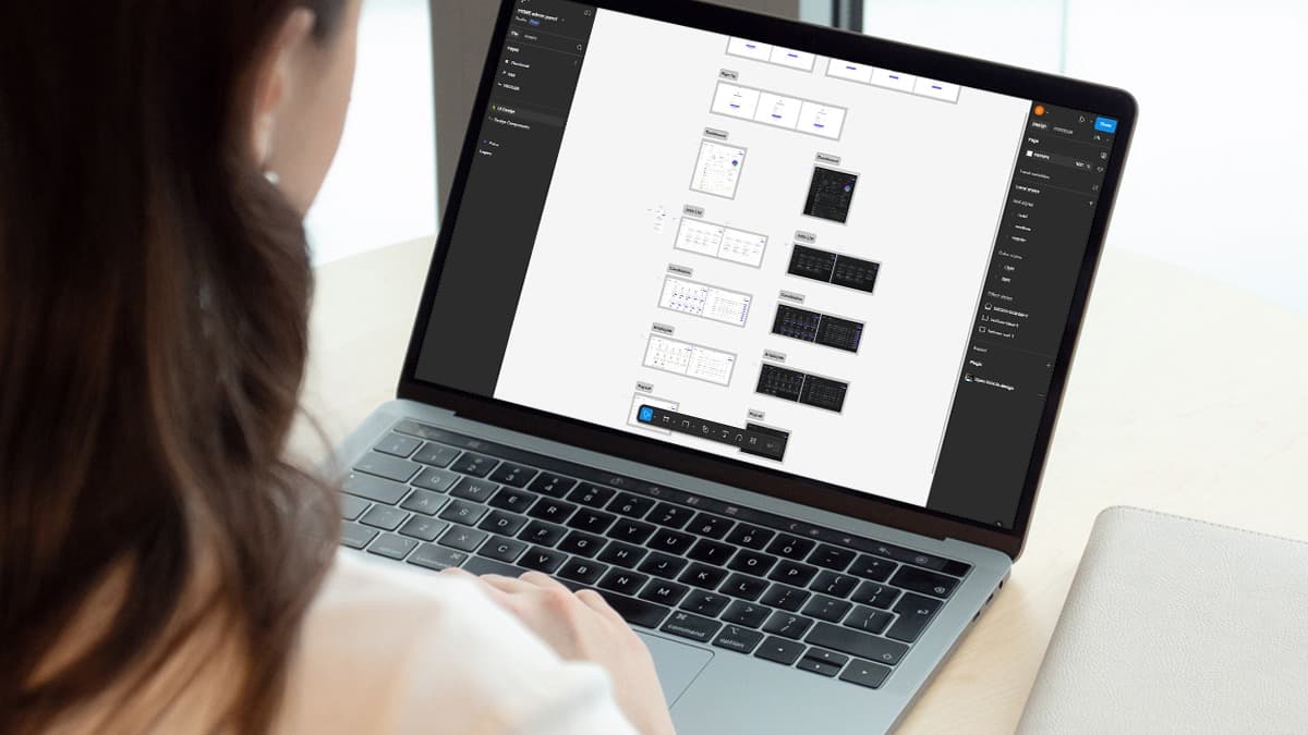 UI and UX design work at Skyllect