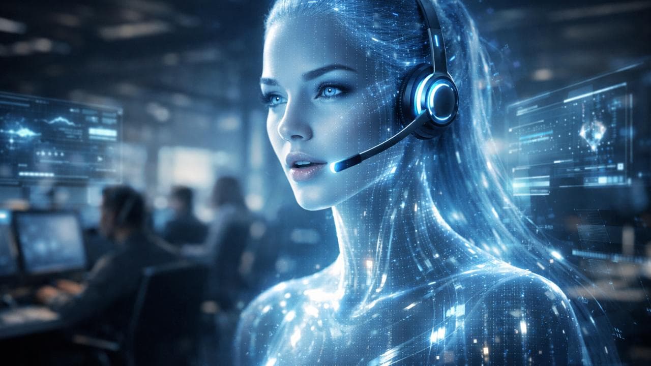 AI voice agent handling incoming customer calls